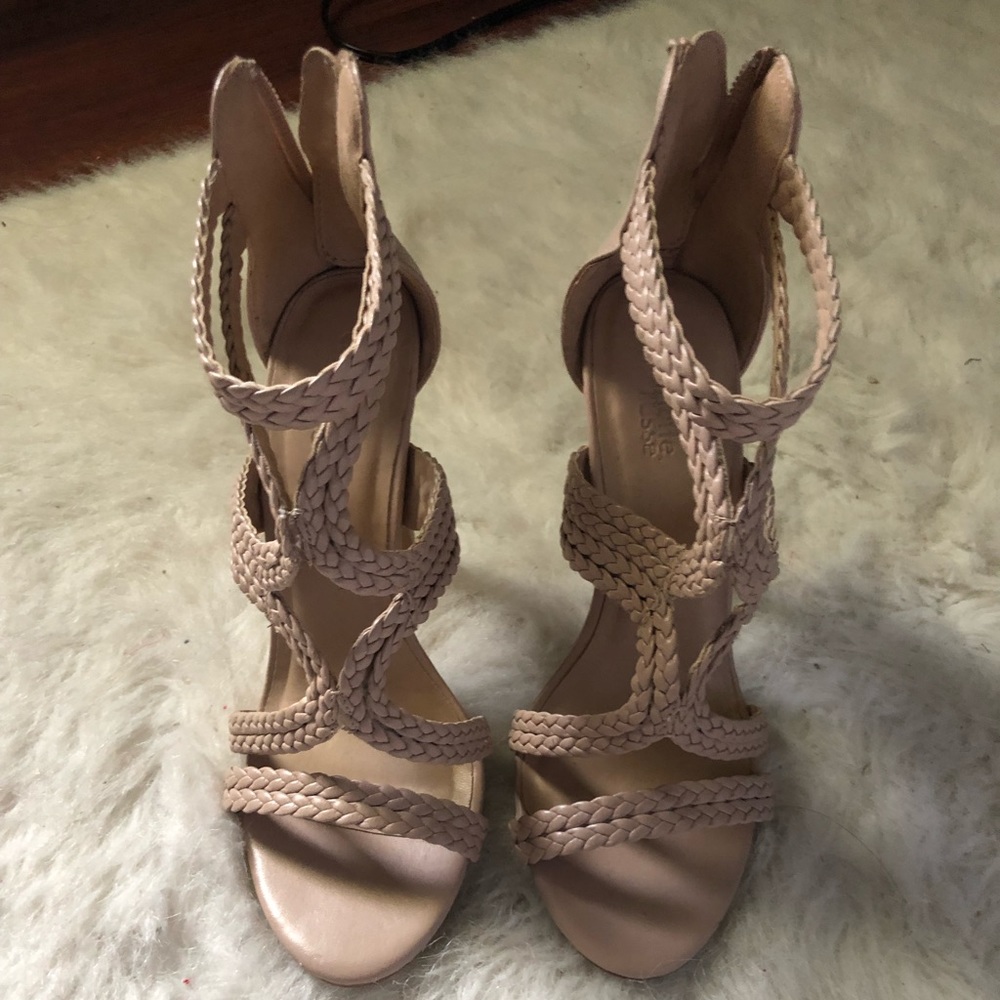Nude high heels